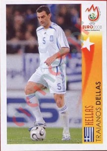 475 Traianos Dellas - Hellas – UEFA Euro Austria-Switzerland 2008 Panini