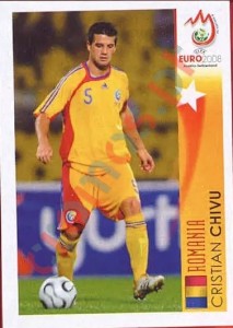 479 Cristian Chivu - Romania – UEFA Euro Austria-Switzerland 2008 Panini