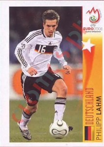 480 Philipp Lahm - Deutschland – UEFA Euro Austria-Switzerland 2008 Panini