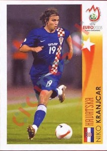 482 Niko Kranjcar - Hrvatska – UEFA Euro Austria-Switzerland 2008 Panini