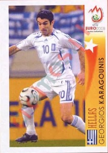 483 Giorgos Karagounis - Hellas – UEFA Euro Austria-Switzerland 2008 Panini