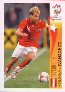 495 Andreas Ivanschitz - Österreich – UEFA Euro Austria-Switzerland 2008 Panini