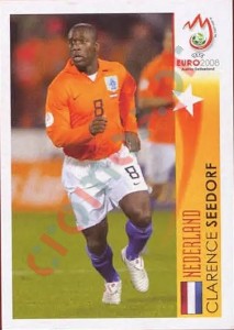 498 Clarence Seedorf - Nederland – UEFA Euro Austria-Switzerland 2008 Panini