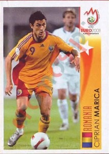 505 Ciprian Marica - Romania – UEFA Euro Austria-Switzerland 2008 Panini