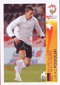 506 Lukas Podolski - Deutschland – UEFA Euro Austria-Switzerland 2008 Panini
