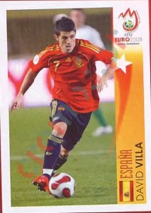 507 David Villa - España – UEFA Euro Austria-Switzerland 2008 Panini