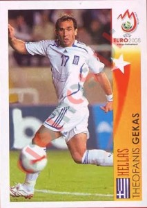 508 Theofanis Gekas - Hellas – UEFA Euro Austria-Switzerland 2008 Panini