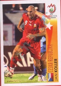 513 Jan Koller - Ceska Republika – UEFA Euro Austria-Switzerland 2008 Panini