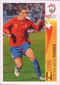 516 Fernando Torres - España – UEFA Euro Austria-Switzerland 2008 Panini