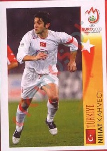 517 Nihat Kahveci - Türkiye – UEFA Euro Austria-Switzerland 2008 Panini