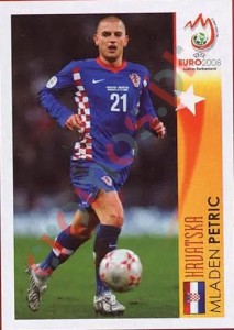523 Mladen Petric - Hrvatska – UEFA Euro Austria-Switzerland 2008 Panini