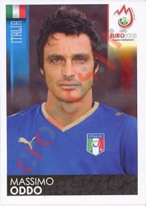 292 Massimo Oddo – UEFA Euro Austria-Switzerland 2008 Panini