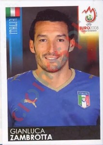 293 Gianluca Zambrotta – UEFA Euro Austria-Switzerland 2008 Panini
