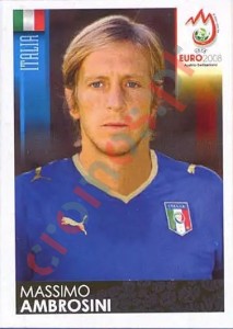 294 Massimo Ambrosini – UEFA Euro Austria-Switzerland 2008 Panini