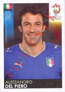 303 Alessandro Del Piero – UEFA Euro Austria-Switzerland 2008 Panini