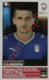 304x Alessandro Gamberini – UEFA Euro Austria-Switzerland 2008 Panini