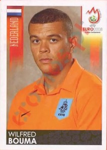 262 Wilfred Bouma – UEFA Euro Austria-Switzerland 2008 Panini