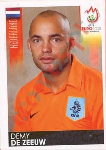 266 Demy de Zeeuw – UEFA Euro Austria-Switzerland 2008 Panini