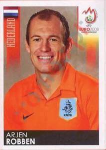 271 Arjen Robben – UEFA Euro Austria-Switzerland 2008 Panini