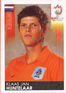 273 Klaas-Jan Huntelaar – UEFA Euro Austria-Switzerland 2008 Panini