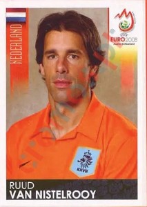 274 Ruud van Nistelrooy – UEFA Euro Austria-Switzerland 2008 Panini