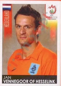 275 Jan Vennegoor Of Hesselink – UEFA Euro Austria-Switzerland 2008 Panini