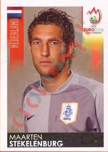 277 Maarten Stekelenburg – UEFA Euro Austria-Switzerland 2008 Panini