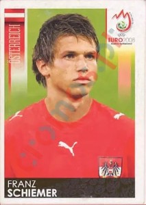 158 Franz Schiemer – UEFA Euro Austria-Switzerland 2008 Panini