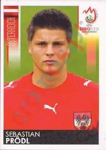 159 Sebastian Prödl – UEFA Euro Austria-Switzerland 2008 Panini