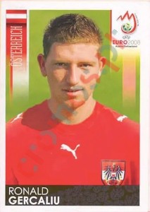 162 Ronald Gercaliu – UEFA Euro Austria-Switzerland 2008 Panini