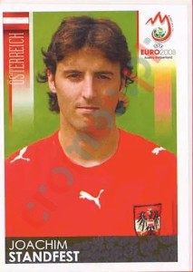 164 Joachim Standfest – UEFA Euro Austria-Switzerland 2008 Panini