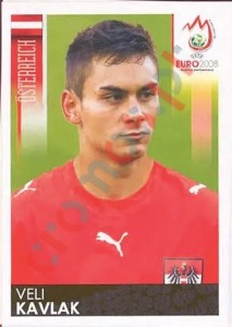168 Veli Kavlak – UEFA Euro Austria-Switzerland 2008 Panini