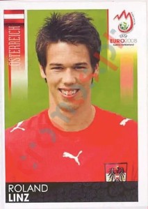 171 Roland Linz – UEFA Euro Austria-Switzerland 2008 Panini