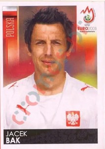 237 Jacek Bak – UEFA Euro Austria-Switzerland 2008 Panini