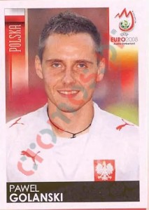 240 Pawel Golanski – UEFA Euro Austria-Switzerland 2008 Panini