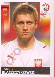 241 Jakub Blaszczykowski – UEFA Euro Austria-Switzerland 2008 Panini