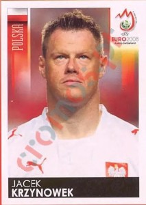 242 Jacek Krzynowek – UEFA Euro Austria-Switzerland 2008 Panini