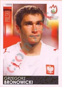 244 Grzegorz Bronowicki – UEFA Euro Austria-Switzerland 2008 Panini