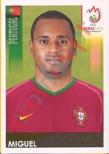 109 Miguel – UEFA Euro Austria-Switzerland 2008 Panini