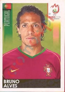 110 Bruno Alves – UEFA Euro Austria-Switzerland 2008 Panini