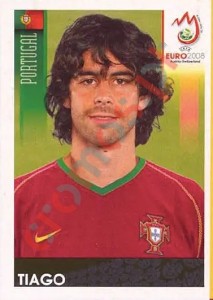 114 Tiago Mendes – UEFA Euro Austria-Switzerland 2008 Panini