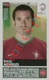 115x Raul Meireles – UEFA Euro Austria-Switzerland 2008 Panini
