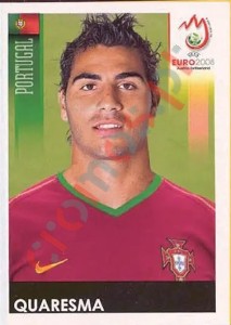 118 Quaresma – UEFA Euro Austria-Switzerland 2008 Panini