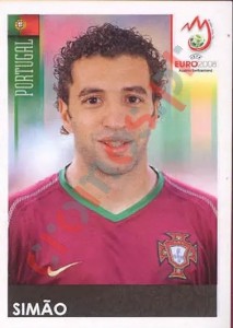 119 Simão – UEFA Euro Austria-Switzerland 2008 Panini