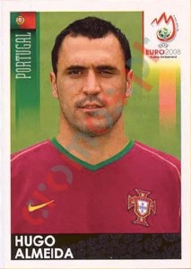121 Hugo Almeida – UEFA Euro Austria-Switzerland 2008 Panini