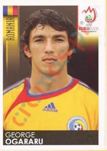 313 George Ogararu – UEFA Euro Austria-Switzerland 2008 Panini