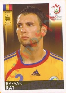 314 Razvan Rat – UEFA Euro Austria-Switzerland 2008 Panini