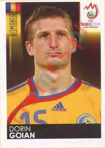 315 Dorin Goian – UEFA Euro Austria-Switzerland 2008 Panini
