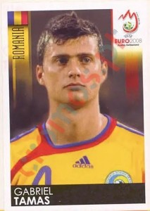 318 Gabriel Tamas – UEFA Euro Austria-Switzerland 2008 Panini
