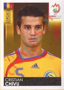 319 Cristian Chivu – UEFA Euro Austria-Switzerland 2008 Panini